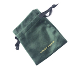 Подарок Drawstring ткани серьги ожерелья кладет мешок в мешки Drawstring велюра