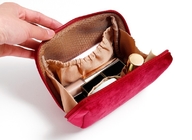 Multicolor небольшим косметическим сумка макияжа сумки перемещения вышитая бархатом
