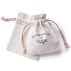 Подарок Drawstring ткани кладет сумки в мешки изготовленных на заказ ювелирных изделий подарка мешка Drawstring холста хлопка логотипа естественных упаковывая
