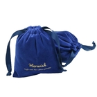 Королевский голубой мешок ювелирных изделий замши 8x10cm, сумки подарка Drawstring Organza SGS