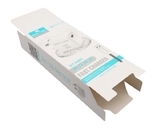 коробка упаковки бумаги цвета хранения заряжателя белая с ясным ODM OEM окна