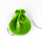 Выбитый подарок Drawstring ткани логотипа кладет небольшие сумки в мешки ювелирных изделий бархата