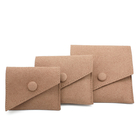 Милый мешок ювелирных изделий Microfiber, сумка конверта замши подарка 5x7cm