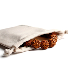 Изготовленной на заказ подгонянные природой сумки подарка Drawstring ткани сумки мешка Drawstring холста хлопка размера дружественные к Эко