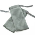 Серый наградной подарок Drawstring ткани бархата кладет 55x75cm в мешки
