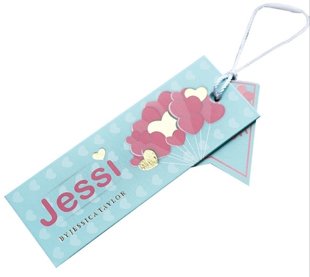 особенный hangtag бумаги искусства 400gsm со шнуром