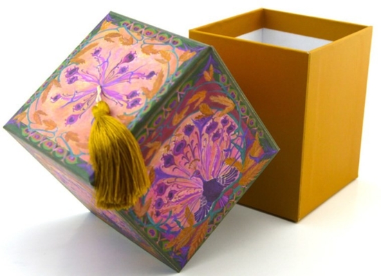 Уникальная прямоугольная подарочная коробка свечи упаковывая роскошное водное покрытие
