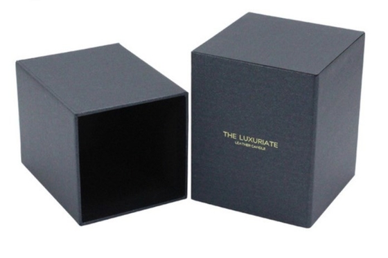 Картонная коробка лоснистой подарочной коробки свечи слоения твердая с рукавом